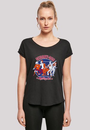 SCOOBY DOO COLLEGIATE CIRCLE - Print T-shirt - black