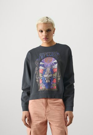 ALCHEMY RELAXED CREW - Sweatshirt - washed black