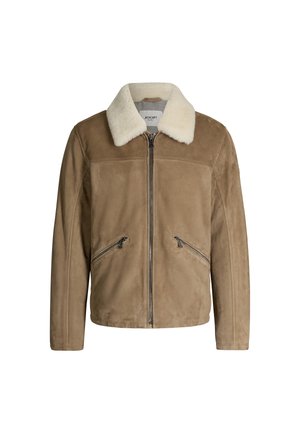 JOOP! Jeans Lederjacke - hellbraun