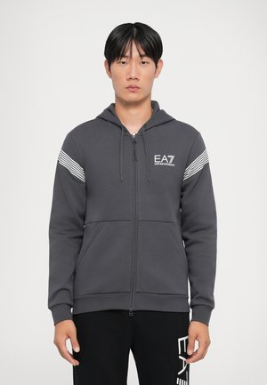 TRAIN 7 LINES HOODIE - Hoodie - asphalt