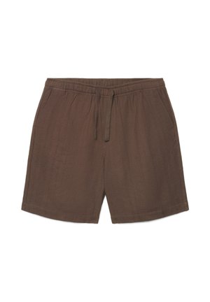 Calliope PANTALONE CORTO TINTA UNITA - Shorts - caffè