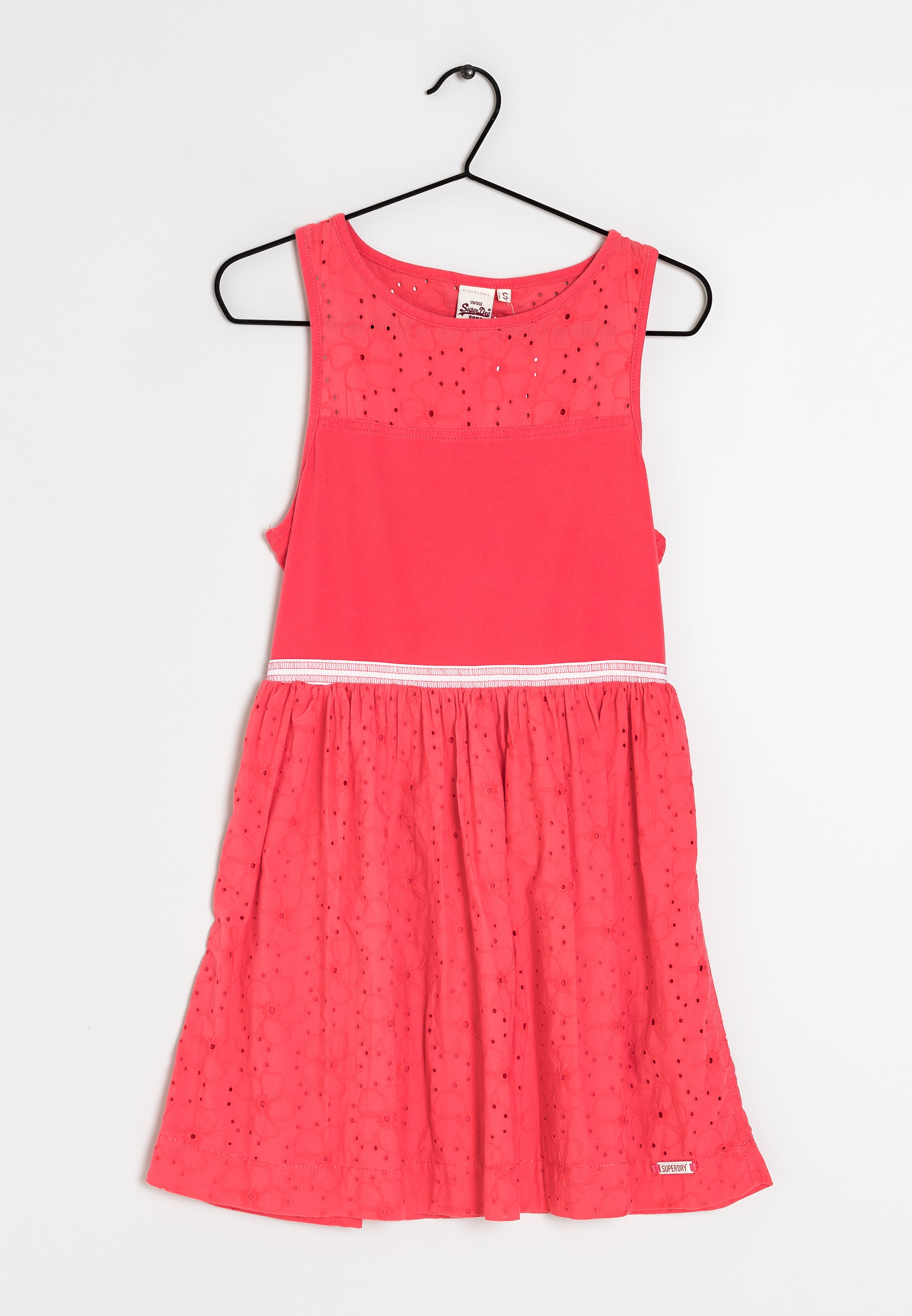 Superdry Jurk red rood Pre owned Zalando