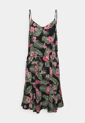 PIECES Tall PCNYA BUTTON DRESS - Robe de jour - loden frost/palms
