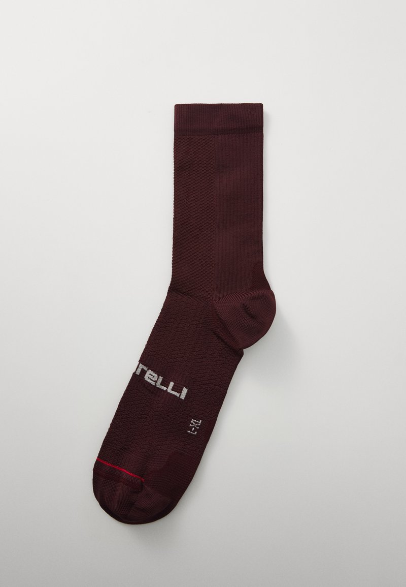 Castelli - ESPRESSO SOCK - Chaussettes de sport - deep bordeaux, Agrandir