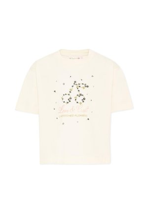T-shirt con stampa - ivory