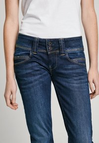 Pepe Jeans VENUS - Jean droit - dark blue denim