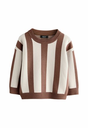 Next, Strickpullover - brown cream stripe