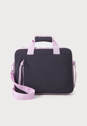 Laptop bag - navy/lilac