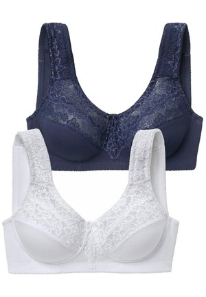 LASCANA 2 PACK - Underwired bra - blau  weiß
