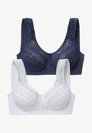 LASCANA, 2 PACK - Bügel BH - blau weiß