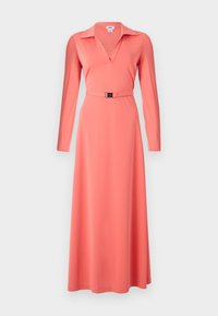 Vestido camisero - coral crush