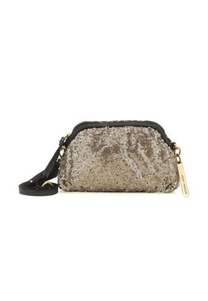 Borsa a tracolla - bianco oro t nero