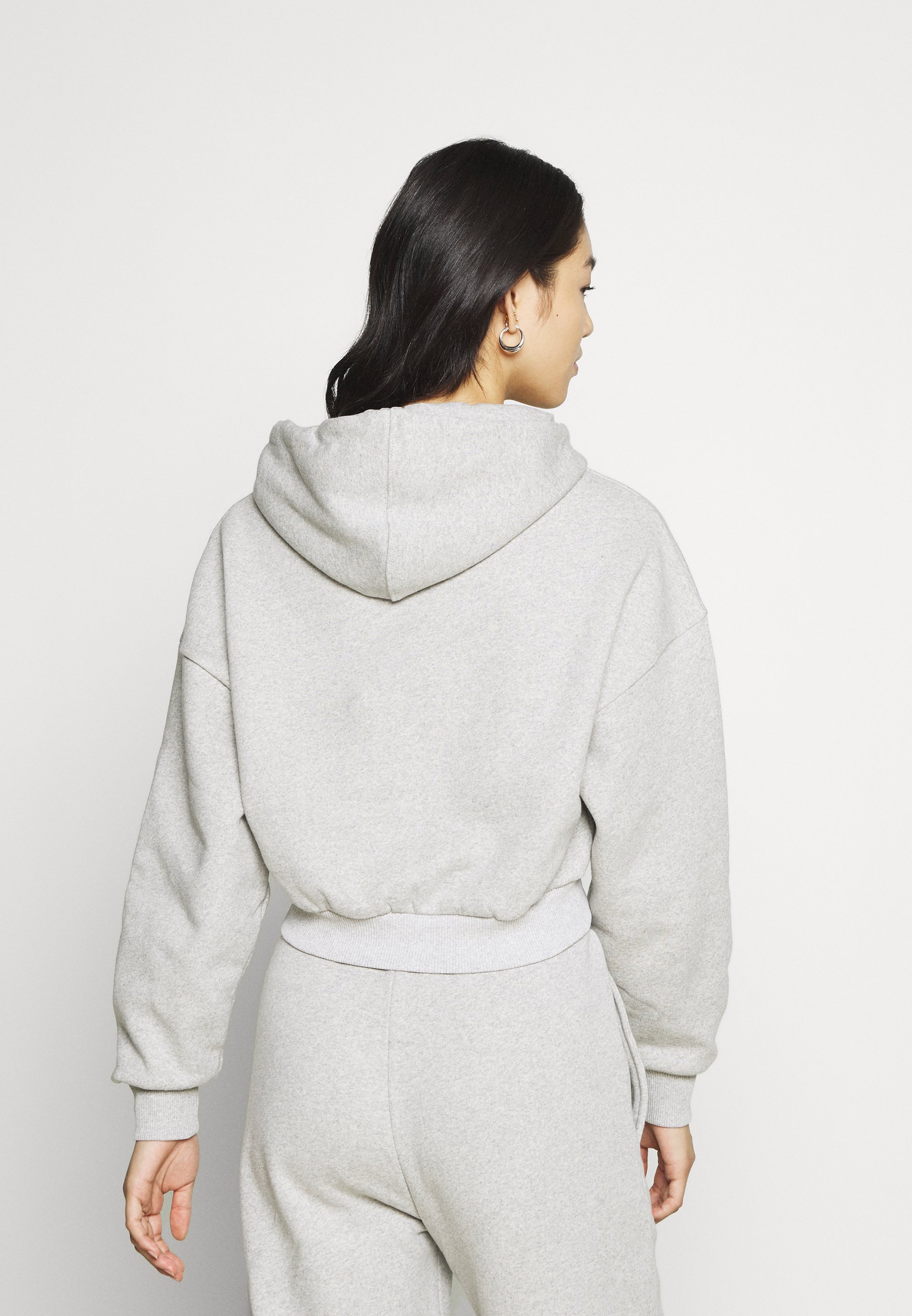 oversized cropped hoodie women's
