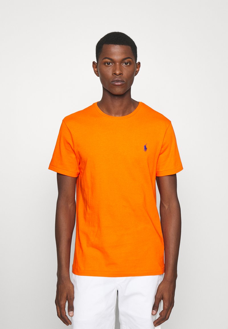 Polo Ralph Lauren CUSTOM SLIM FIT JERSEY CREWNECK T-SHIRT - T-shirt básica - sailing orange
