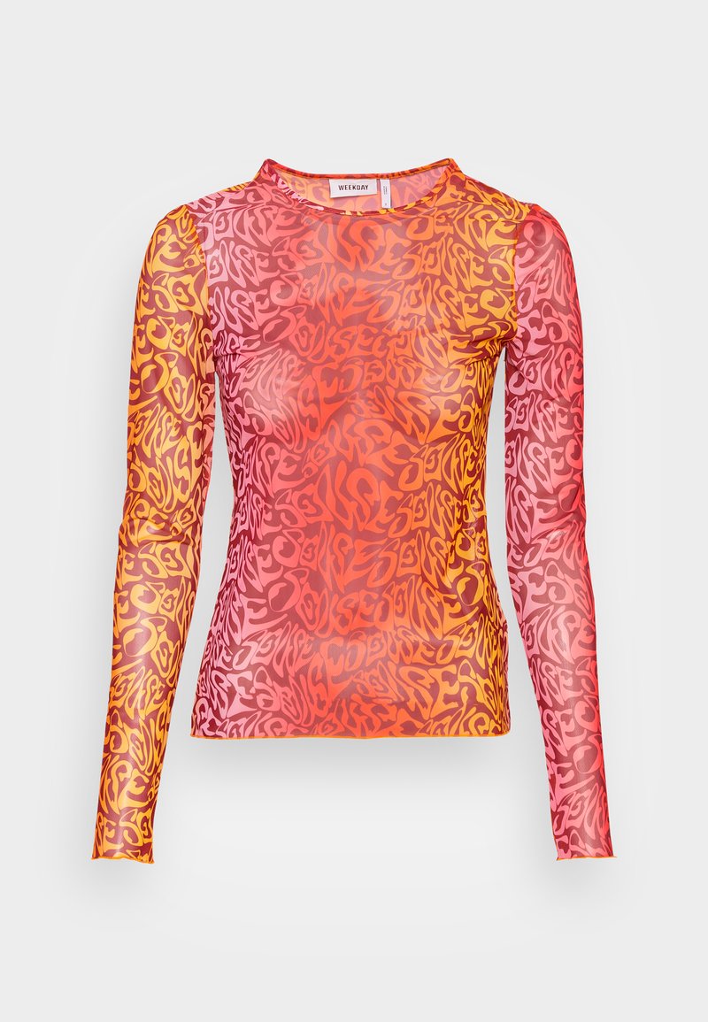 Damen T-Shirts | Weekday BLUR LONG SLEEVE Langarmshirt multi coloured/mehrfarbig - CI31555 Damen T-Shirts | Weekday BLUR LONG SLEEVE Langarmshirt multi coloured/mehrfarbig - CI31555