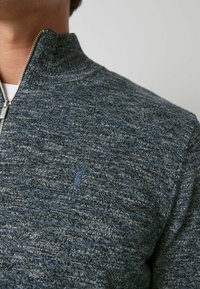 Next MARL ZIP NECK JUMPER - Pulóver - navy blue