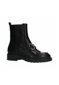 Manfield Bottines à plateau - schwarz