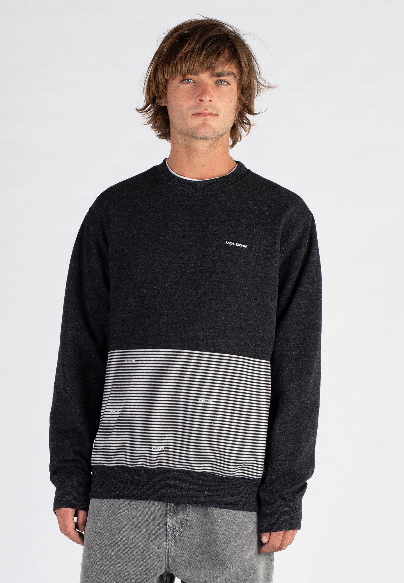 Volcom FORZEE CREW - Sudadera - heathergrey/gris - Zalando.es