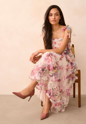 Next WIDE FIT FOREVER COMFORT POINT TOE MID COURT - Escarpins - mottled pink