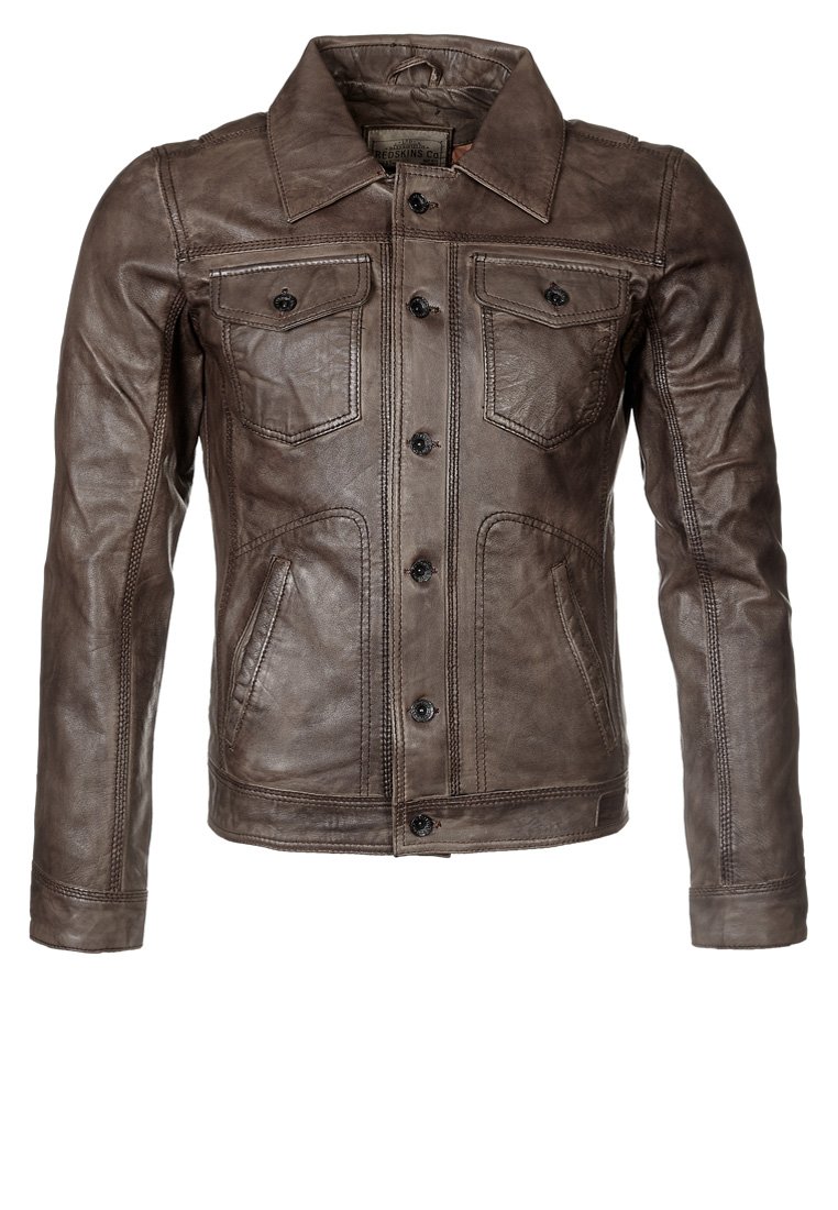 Redskins TUCSON Leather jacket chestnut/brown Zalando.co.uk