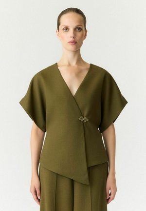 YAS, BLAZER YASCOMIRA - Blazer - dark olive