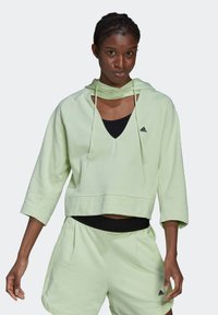 adidas Performance Felpa con cappuccio - green