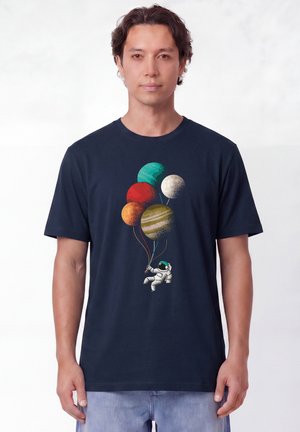 watapparel, BALLOON SPACEMAN UNISEX - T-shirt imprimé - french navy