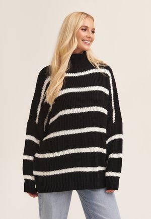 HIGH NECK - Jumper - black