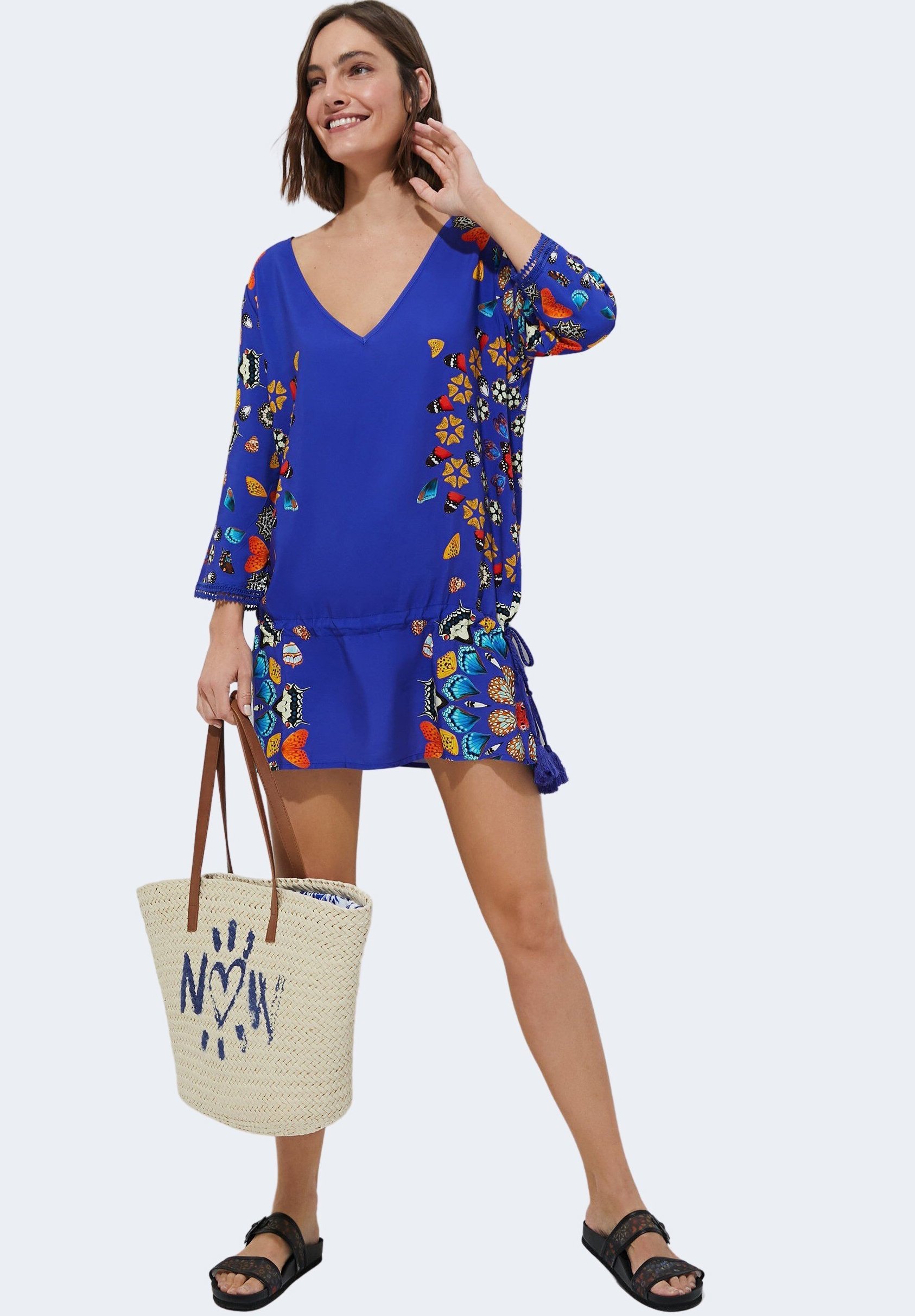 Desigual Accessoire de plage - violet/multicolore - ZALANDO.FR