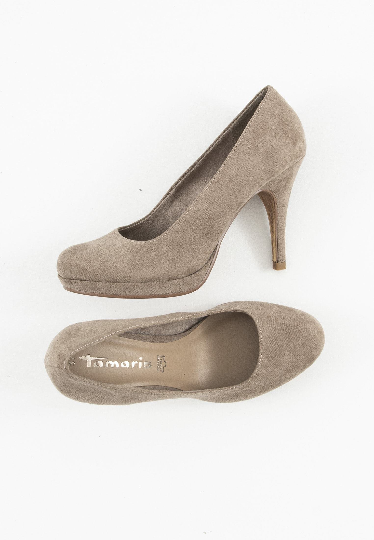 Tamaris Escarpins à talons hauts - beige - ZALANDO.FR