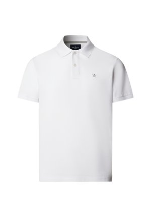 SLIM FIT LOGO - Polo - optic white