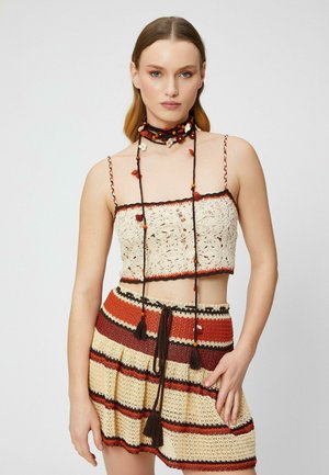 STRAPPY TANK  - Top - beige