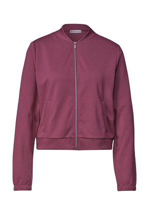 Street One, LANGARM JACKE IM VERKÜRZTEN SCHNITT - Sweat zippé - dark clouded blush