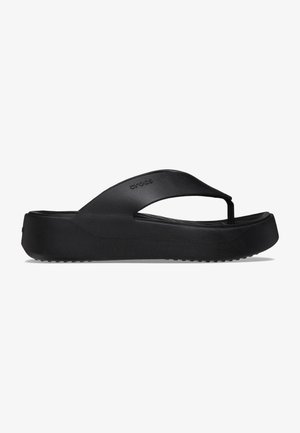 GETAWAY Platform Flip  - Chanclas de dedo - black