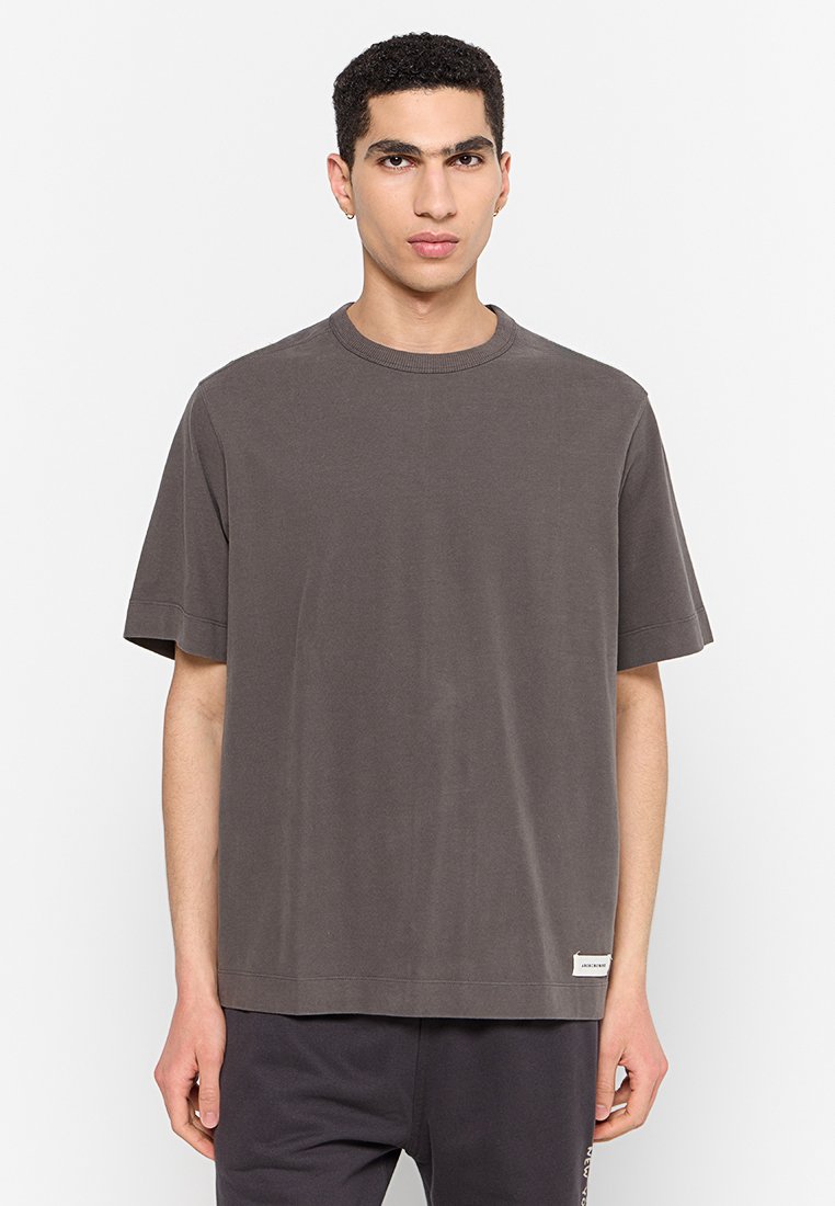 Abercrombie & Fitch T-shirt basic grijs Abercrombie & Fitch T-shirt basic grijs