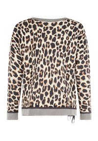 Betty Barclay MIT TUNNELZUG - Strickpullover - beige grau