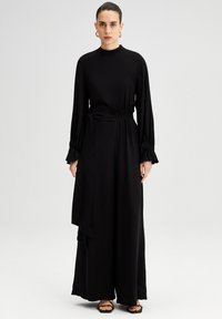 BELTED OVERALLS - Kombinezons - black