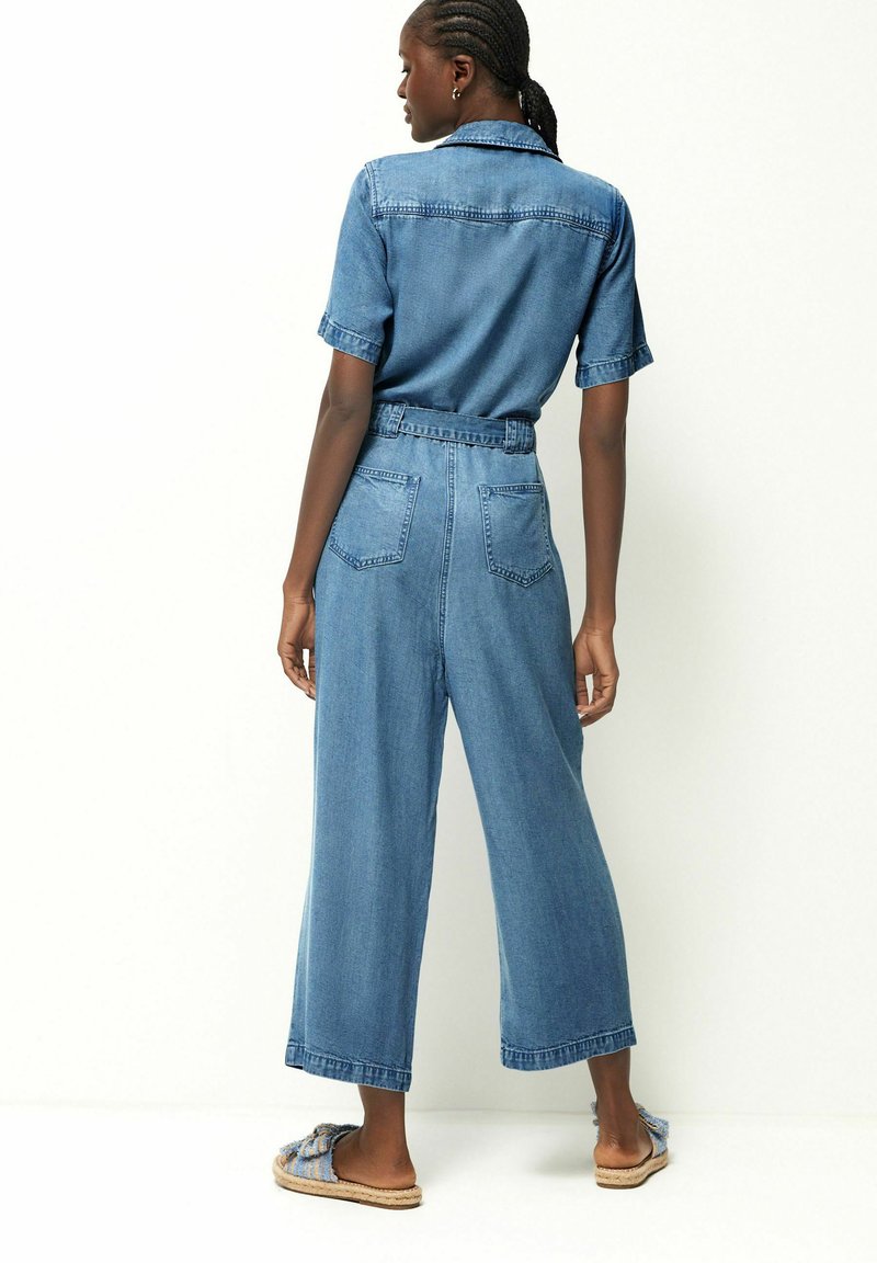 Next WIDE LEG - Overal - mid blue