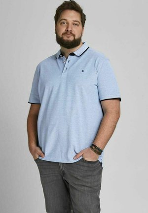 JJEPAULOS SS NOOS PLS - Polo - mottled light blue