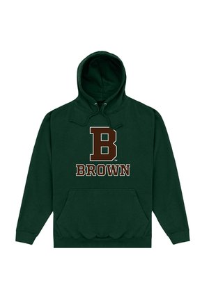 BROWN UNIVERSITY INITIAL - Hættetrøje - bottle green