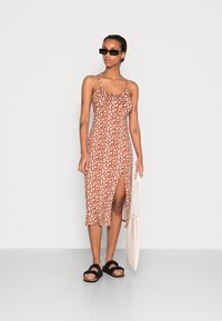 Hollister Co. Vestido de dia - brown floral