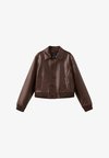 Veste en similicuir - brown
