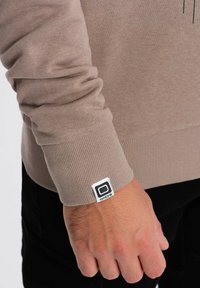 Ombre WITH PRINT - Hoodie - dark beige