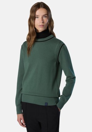 CREW-NECK - Jersey de punto - sage green