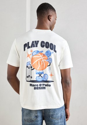 PRINT OVERSIZED FIT - T-shirt imprimé - white