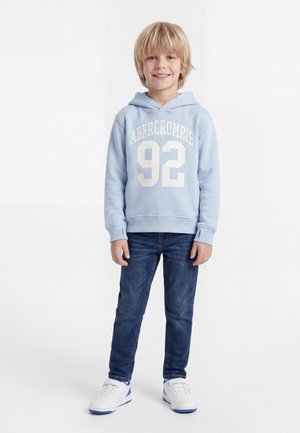 Abercrombie & Fitch PULLOVER HOOD - Hættetrøje - blue fog