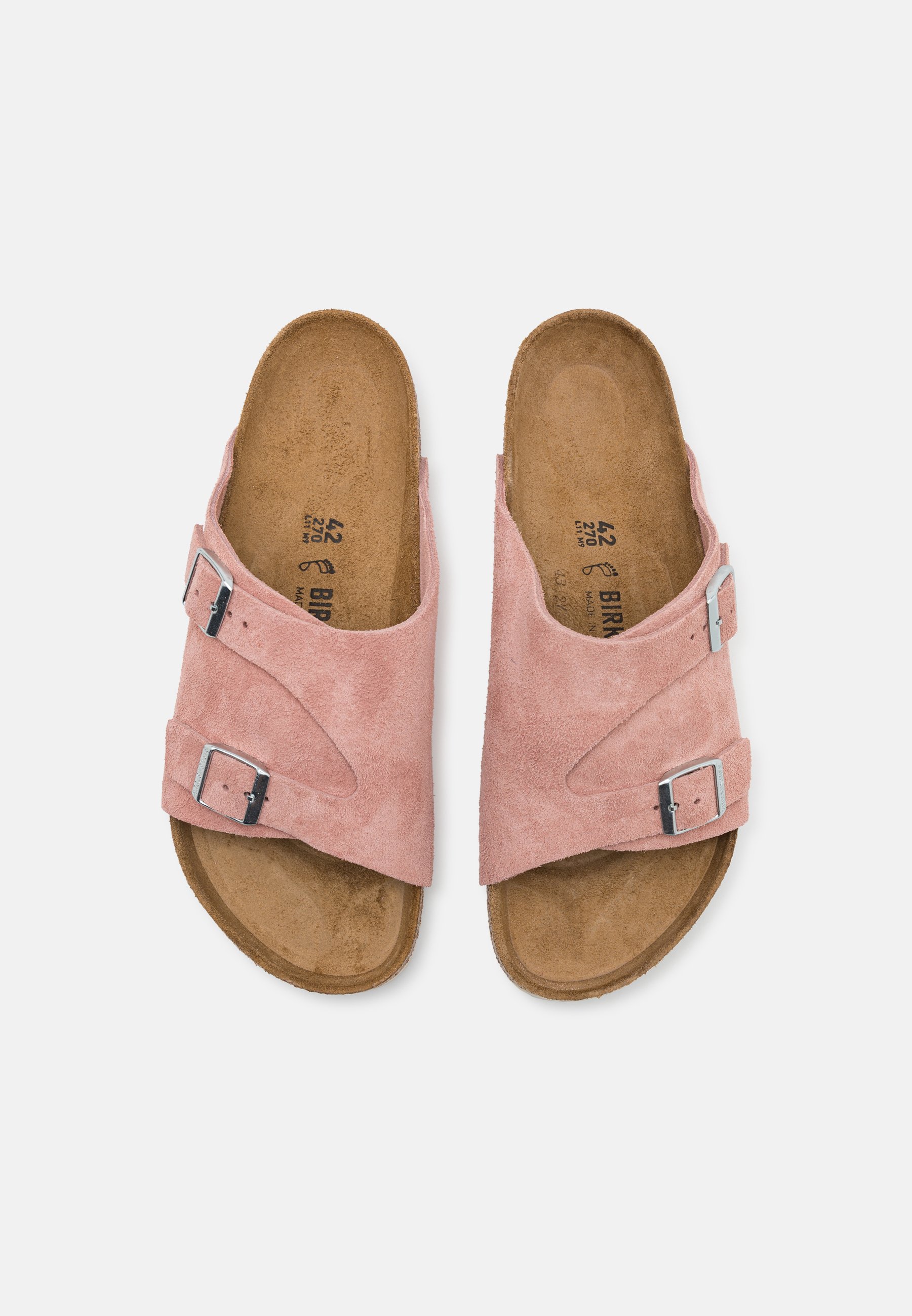 BIRKENSTOCK チューリッヒ 42 ピンク Birkenstock ZÜRICH LEVE CLAY UNISEX - Sandals - pink - Zalando.co.uk