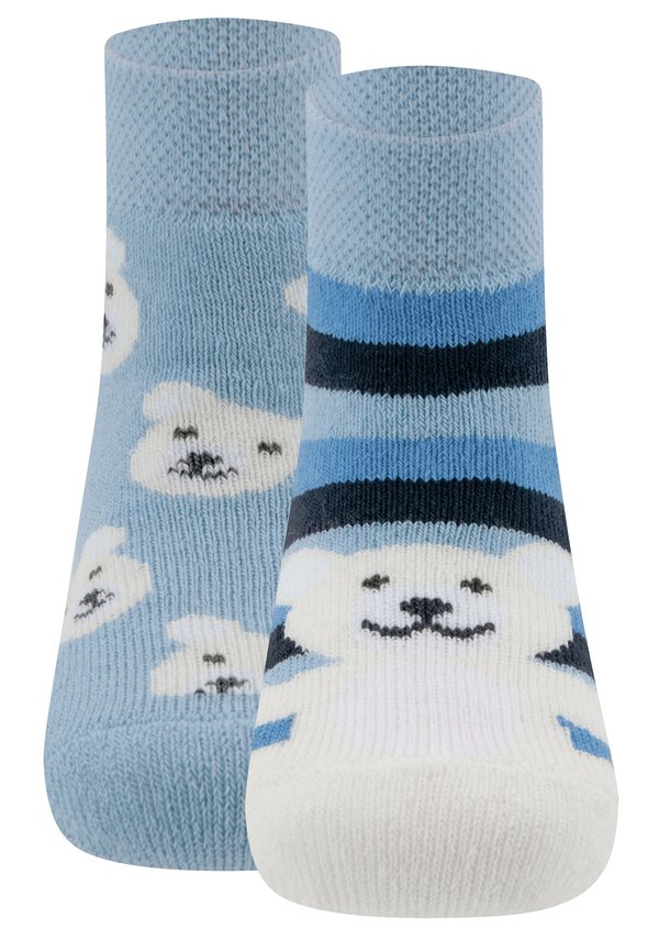 2ER-SET EISBÄR - Socken - eisblau