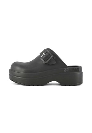 Pantolette hoch - black