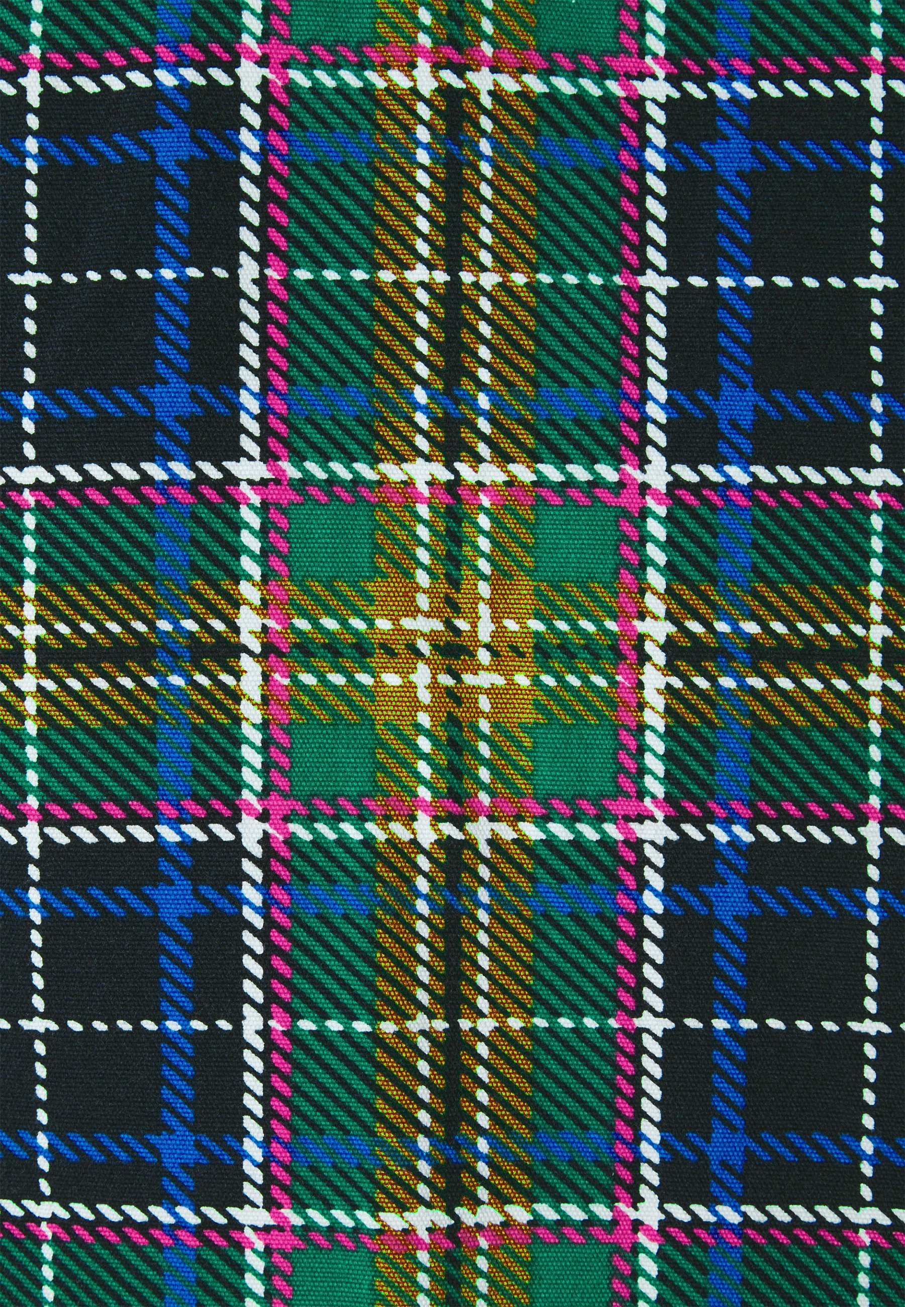 blue tartan converse